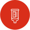 Icône de débitmètre de pointe