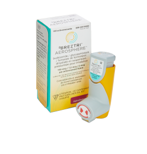 Emballage et inhalateur BREZTRI AEROSPHERE