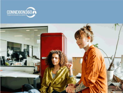 Brochure offrant des conseils de style de vie de Connexion360 : Au travail